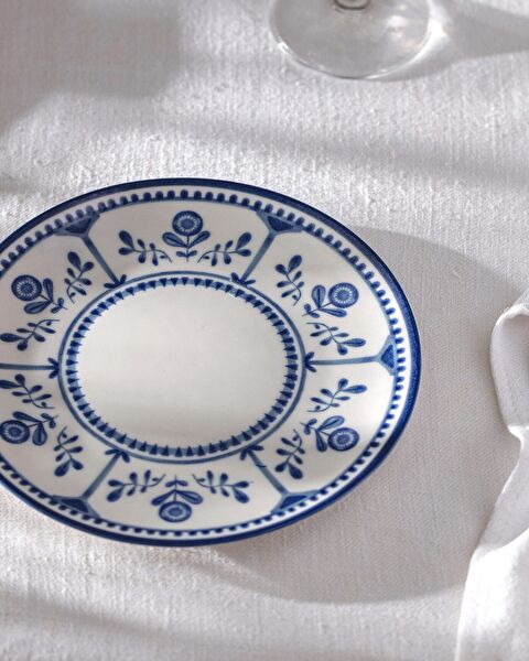 Reve Bleu Celeste Cake Plate - 2