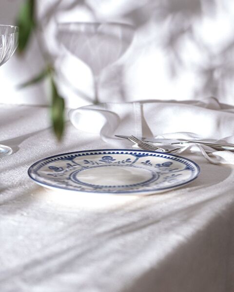Reve Bleu Celeste Cake Plate - 1
