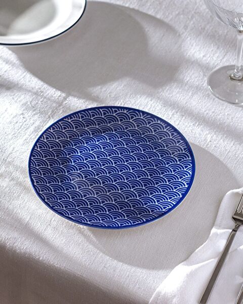 Reve Bleu Saphir Cake Plate - 0