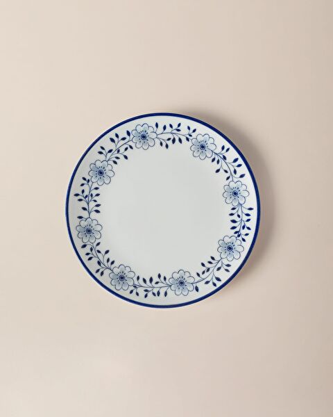 Reve Bleu Floral Pasta Tabağı - 6