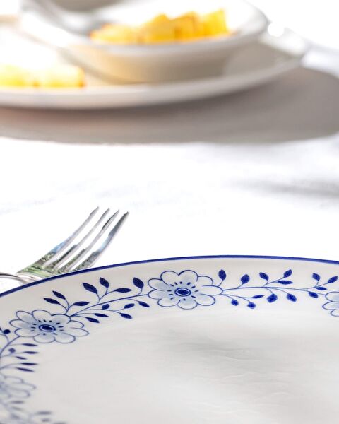 Reve Bleu Floral Pasta Tabağı - 4