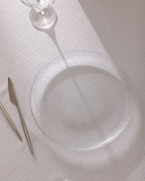 Plat de Service Elisa - Transparent - 28 cm - 2