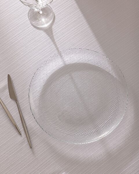 Plat de Service Elisa - Transparent - 28 cm - 2