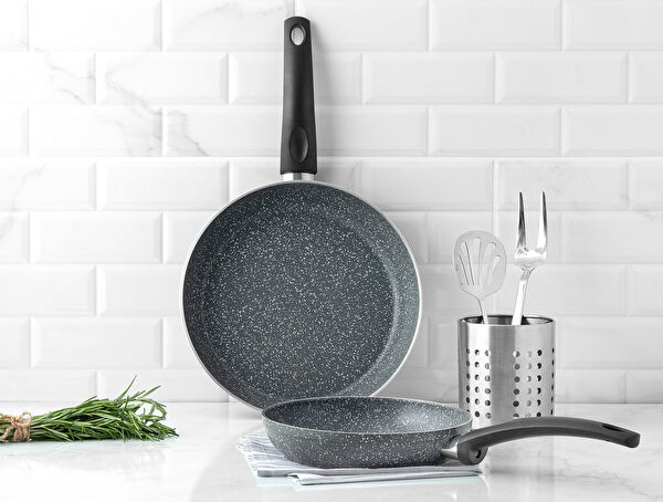 Gordes Granite Look 2 Pieces Pan Set - 0