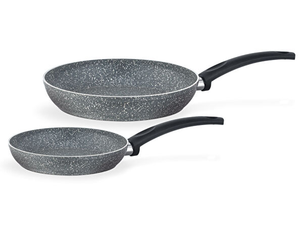 Gordes Granite Look 2 Pieces Pan Set - 4