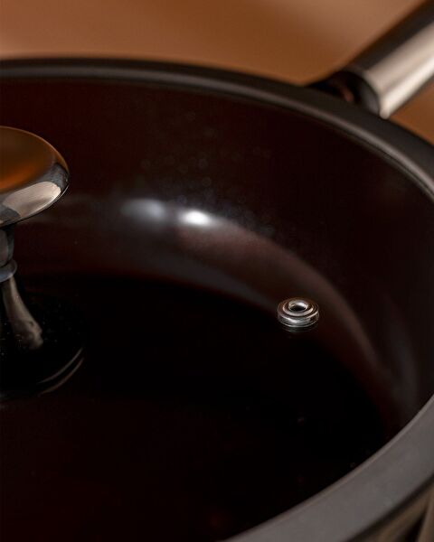 مقلاة فريا – بنية – 28 سم - 2