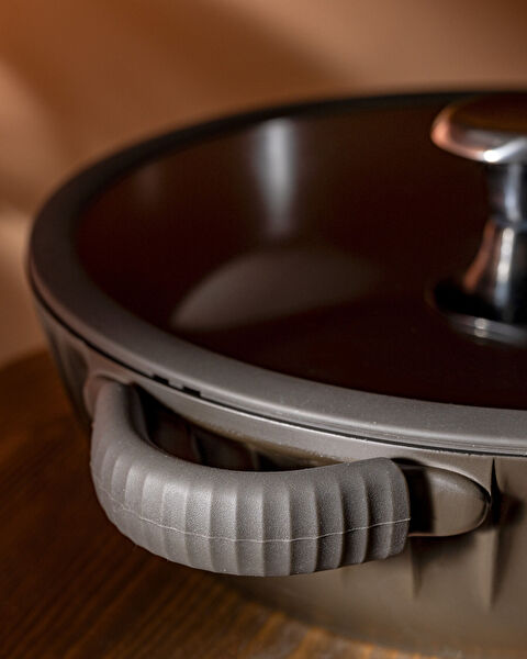 مقلاة فريا – بنية – 28 سم - 1