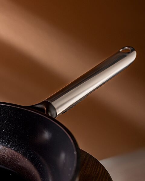 مقلاة فريا – بنية – 28 سم - 4