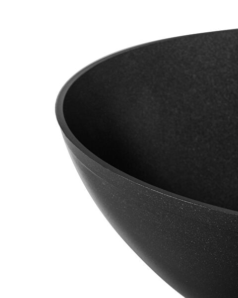 Poêle Wok Professionnelle Titanium - Noir - 28 cm - 2