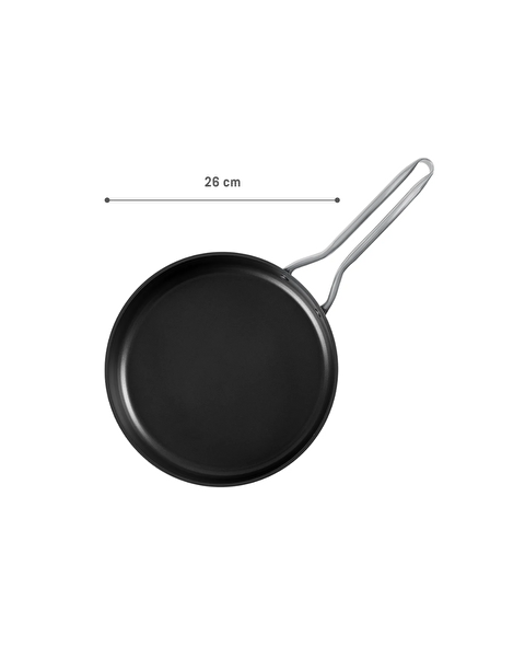 Titanium Professionele Pan - Antraciet - 26 cm - 8