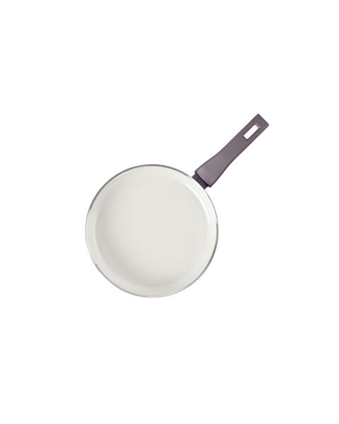 Poêle Nano Céramique - Gris/Blanc - 26 cm - 0