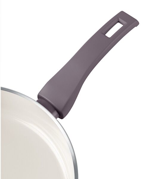 Poêle Nano Céramique - Gris/Blanc - 26 cm - 1
