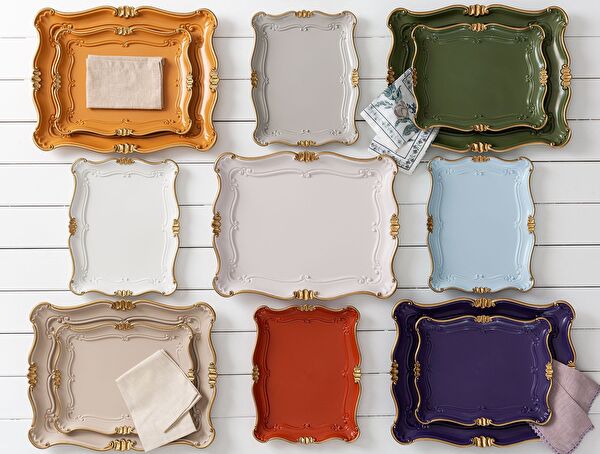 Camelote Varaklı Küçük Tepsi - 1