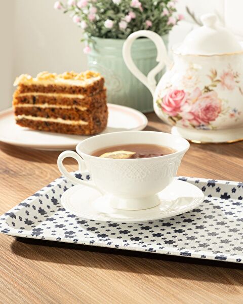 Plateau Rectangulaire Rêve Bleu Petite Fleur - 0