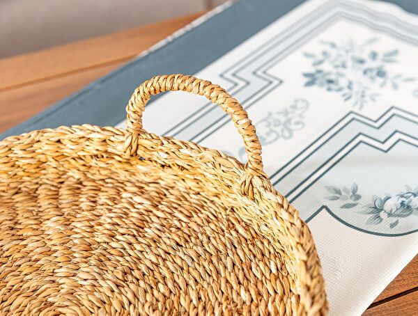 Grand plateau en osier Aden - 2