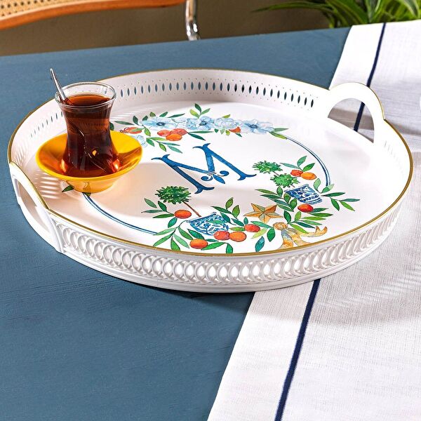Rimini Rond Gebreid Dienblad