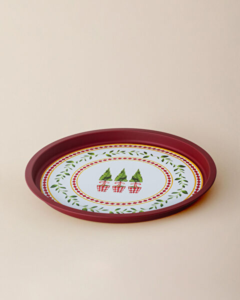 Chris rond metalen dienblad - 2