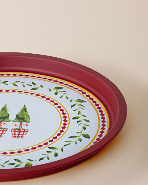 Chris rond metalen dienblad - 4