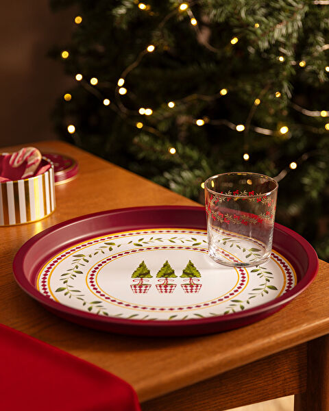 Chris rond metalen dienblad - 0