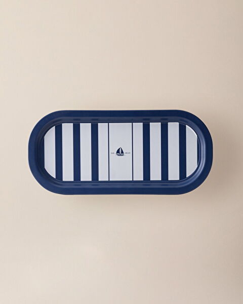 صينية جولي معدنية بيضاوية - 0