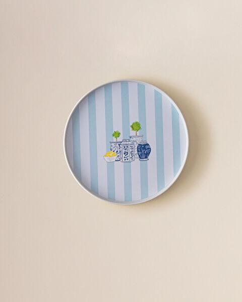 صينية تقديم دائرية من كارين - 1