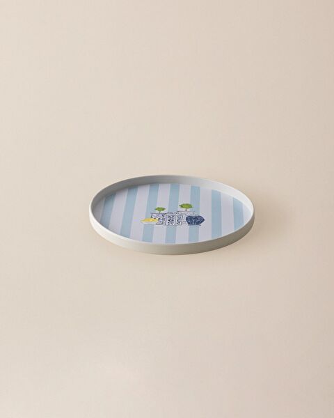 صينية تقديم دائرية من كارين - 0