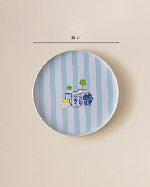 صينية تقديم دائرية من كارين - 3