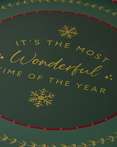 صينية معدنية مستديرة من ليندا - 2