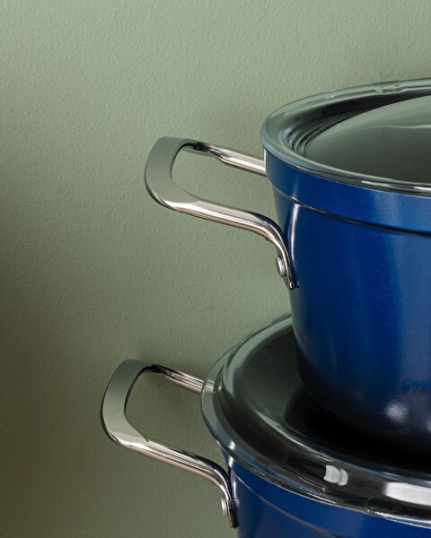 Titanium Professionele Pannenset 7-delig - Marineblauw - 4