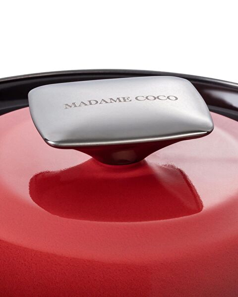 La Garde Derin Tencere - Kırmızı - 20 cm - 6