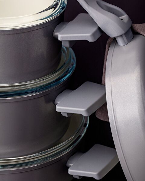 Batterie de cuisine 7 pièces en céramique Nano - 1