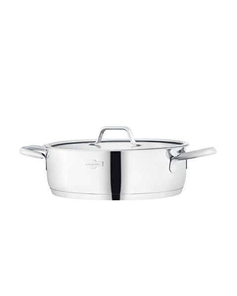 Nova Short Casserole - Steel - 24 cm - 5