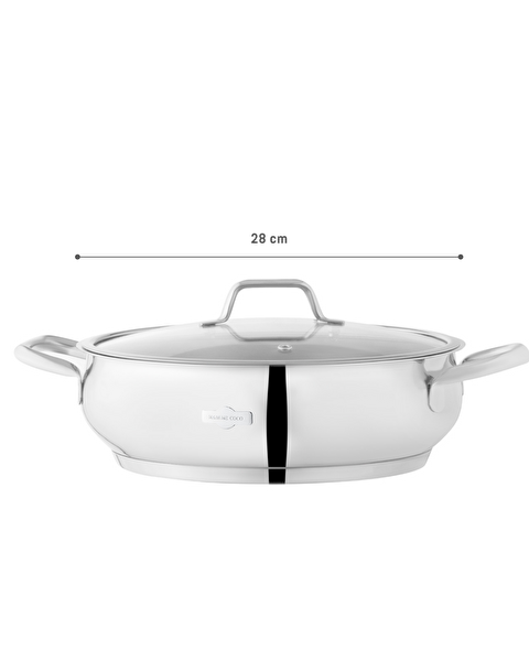 Vera Shallow Pot 28 Cm - 6