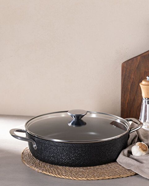 Noir Titaniumshallow Pot 26 Cm - 0