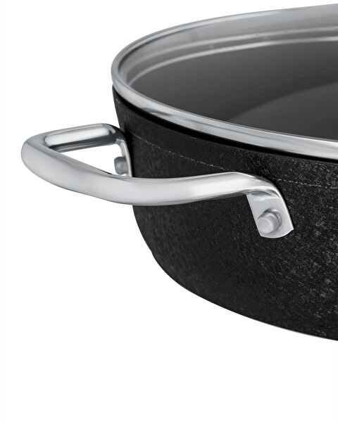 Noir Titaniumshallow Pot 26 Cm - 7