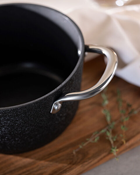 Noir Titanium Cuiseur Profond 18 Cm - 3