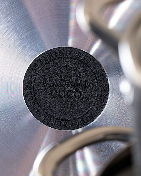 Titanium 7 Piece Cookware Set Noir - Black - 5