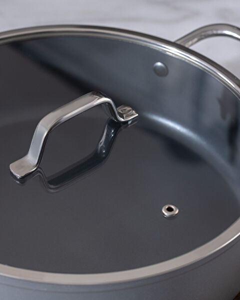 Titanium Professionele Aardappelpot - Antraciet - 26 cm - 4