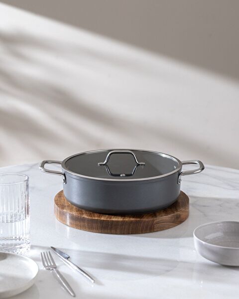 Titanium Professionele Aardappelpot - Antraciet - 26 cm - 0