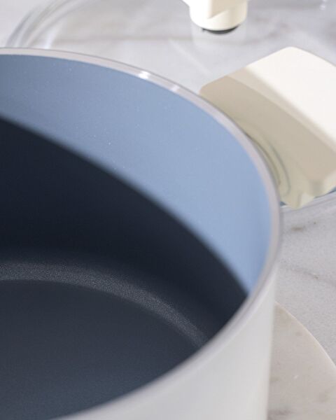 Nano Ceramic Deep Pot 22cm - 3