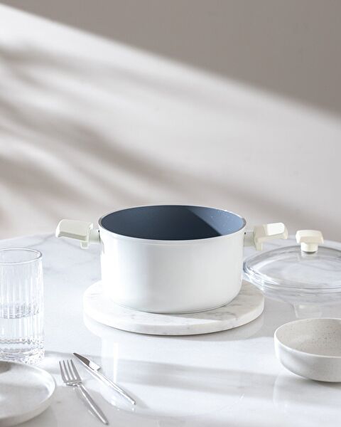 Nano Ceramic Deep Pot 22cm - 1