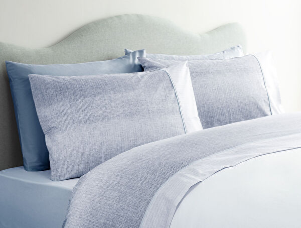 Adelya Coco Crep Bedrucktes Oberlaken-Set - 0