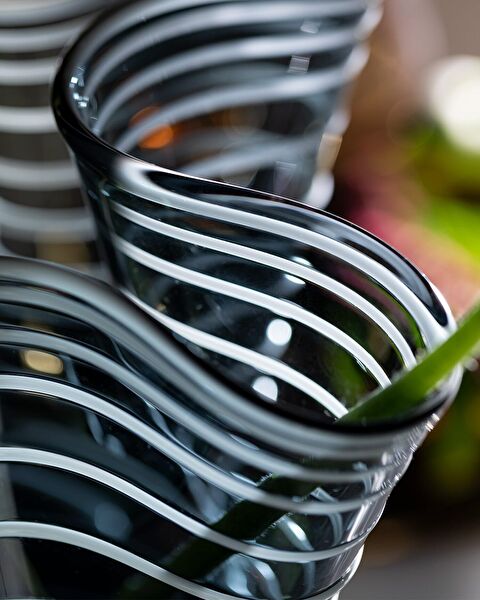 يدوي الزجاج مزهرية - حجم كبير - 5