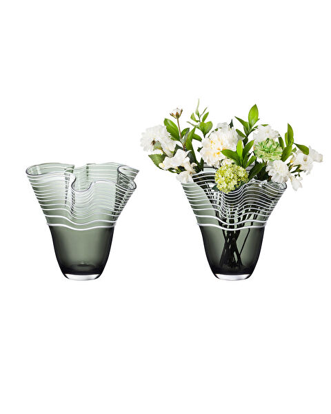 يدوي الزجاج مزهرية - حجم كبير - 4