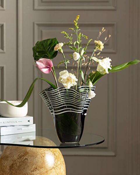 يدوي الزجاج مزهرية - حجم كبير - 2