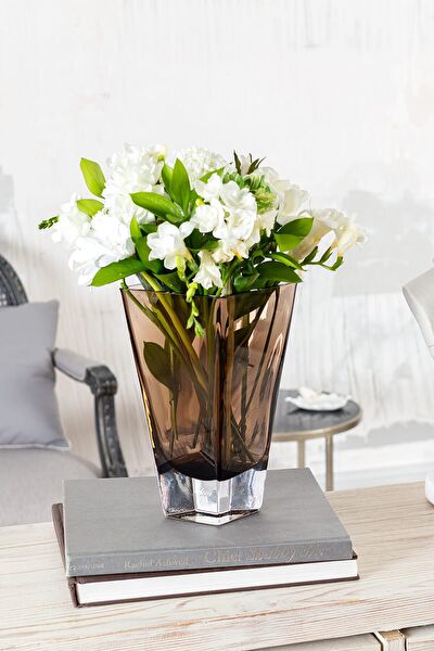 مزهرية زجاجية مصنوعة يدوياً من لونيفيل - حجم صغير - 1