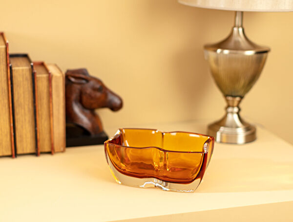 مزهرية زجاجية مصنوعة يدوياً من لوش - حجم صغير - 3