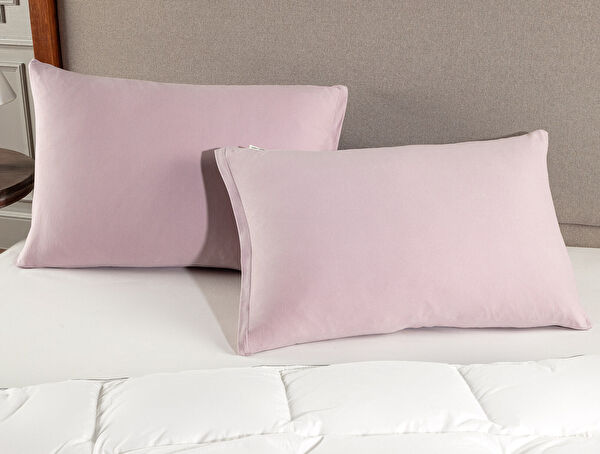 غطاء وسادة - قطن ممشط - 0