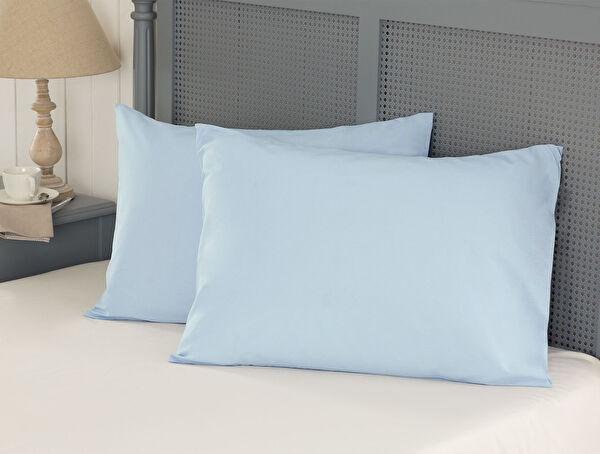 Eloise 100% katoenen Ranforce 2-delige kussensloop - Blauw