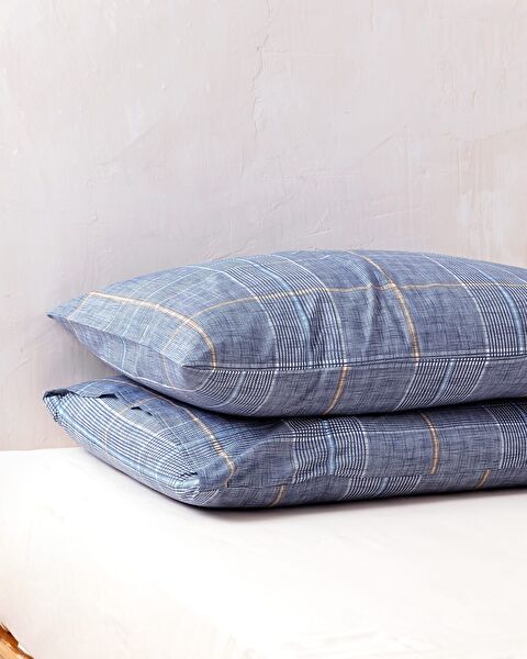 بيتين غطاء وسادة مكون من قطعتين - 0